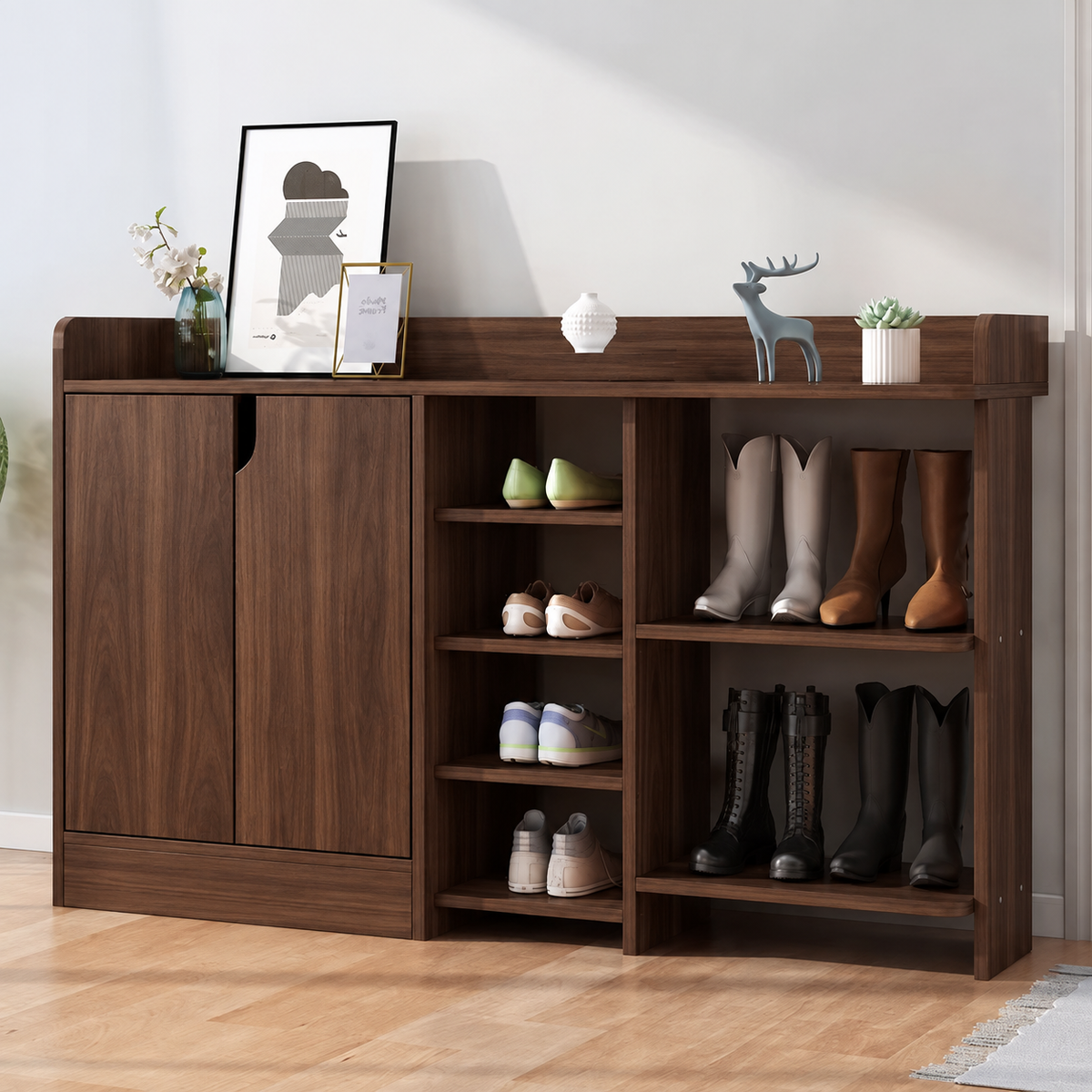 جزامة مودرن بأرفف للأحذية والبوت – Woodco