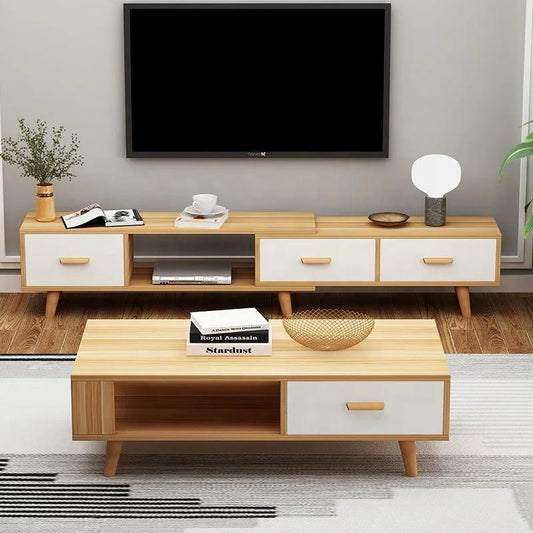 woodco tv unit&coffe table