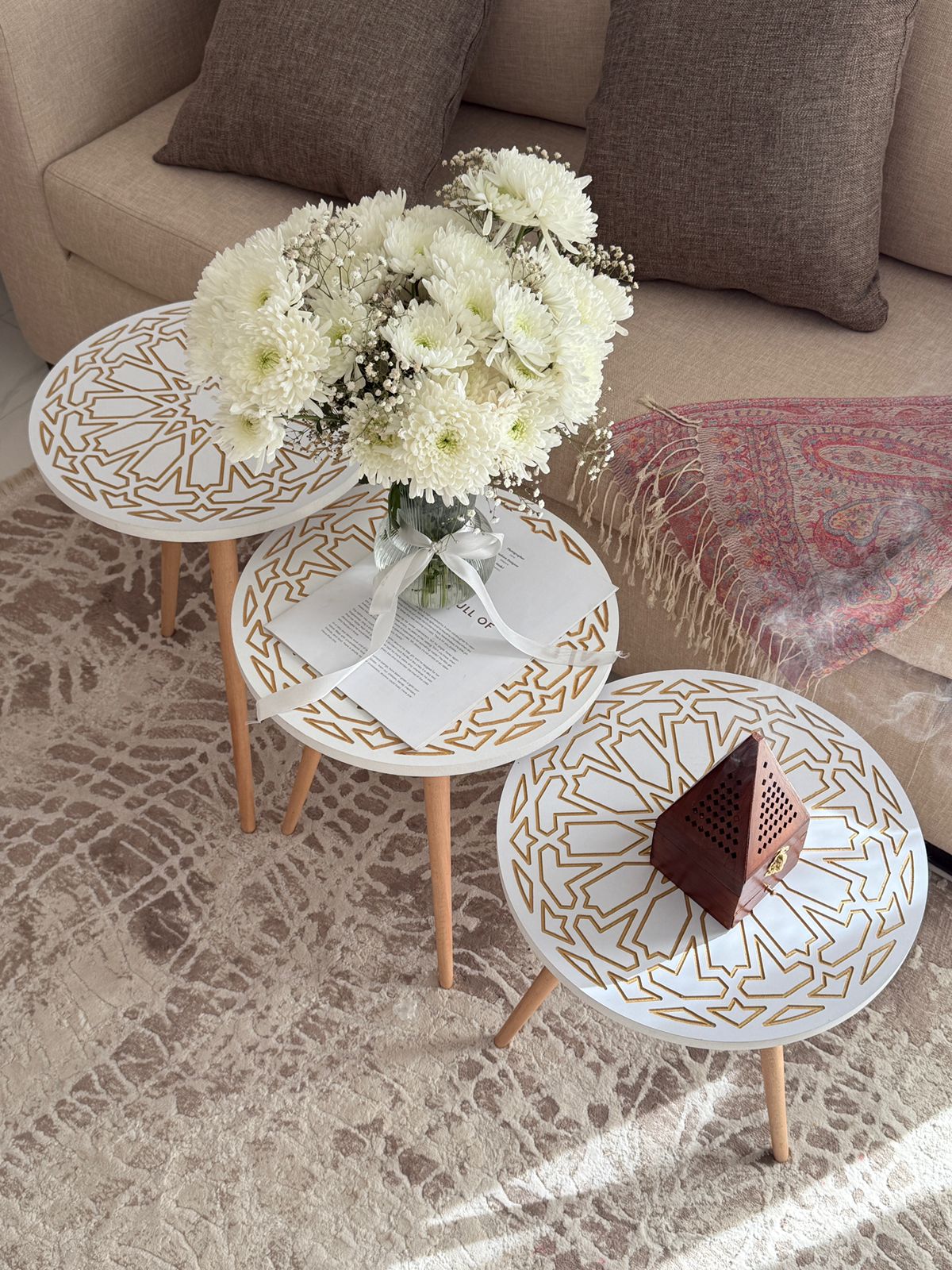 Living Room Bundle – طقم الريسبشن الكامل من WOODCO 🏡✨